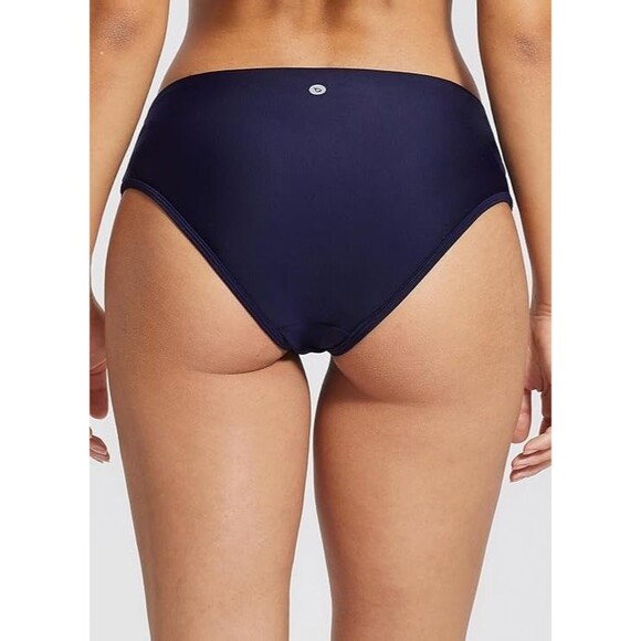 BALEAF Women's Bikini Bottom High Waisted Swim Bottom Full Coverage blue Medium - Picture 2 of 12
